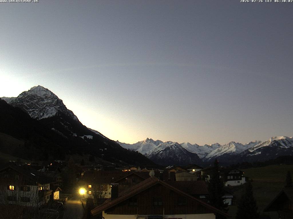 Archiv Foto Webcam Schöllang