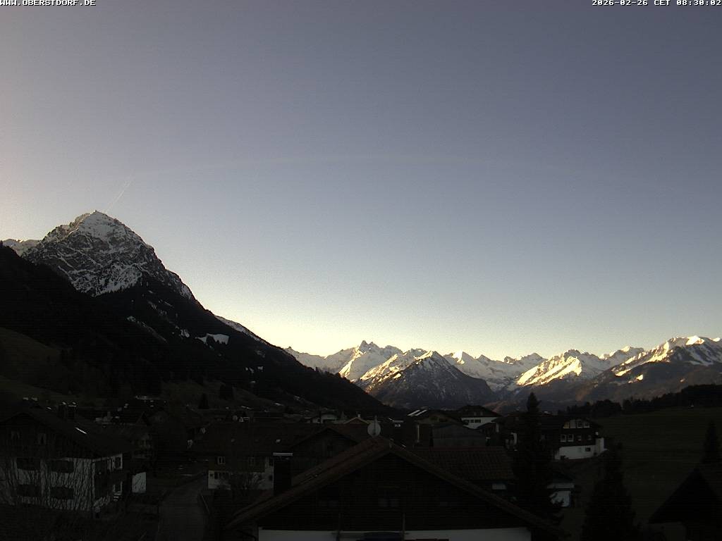 Archiv Foto Webcam Schöllang