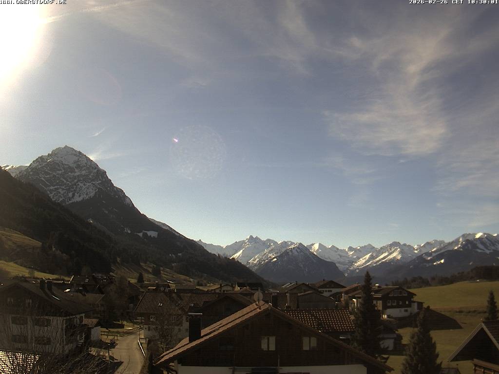 Archiv Foto Webcam Schöllang