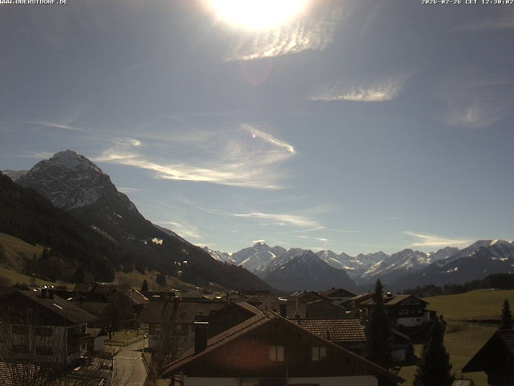 Archiv Foto Webcam Schöllang