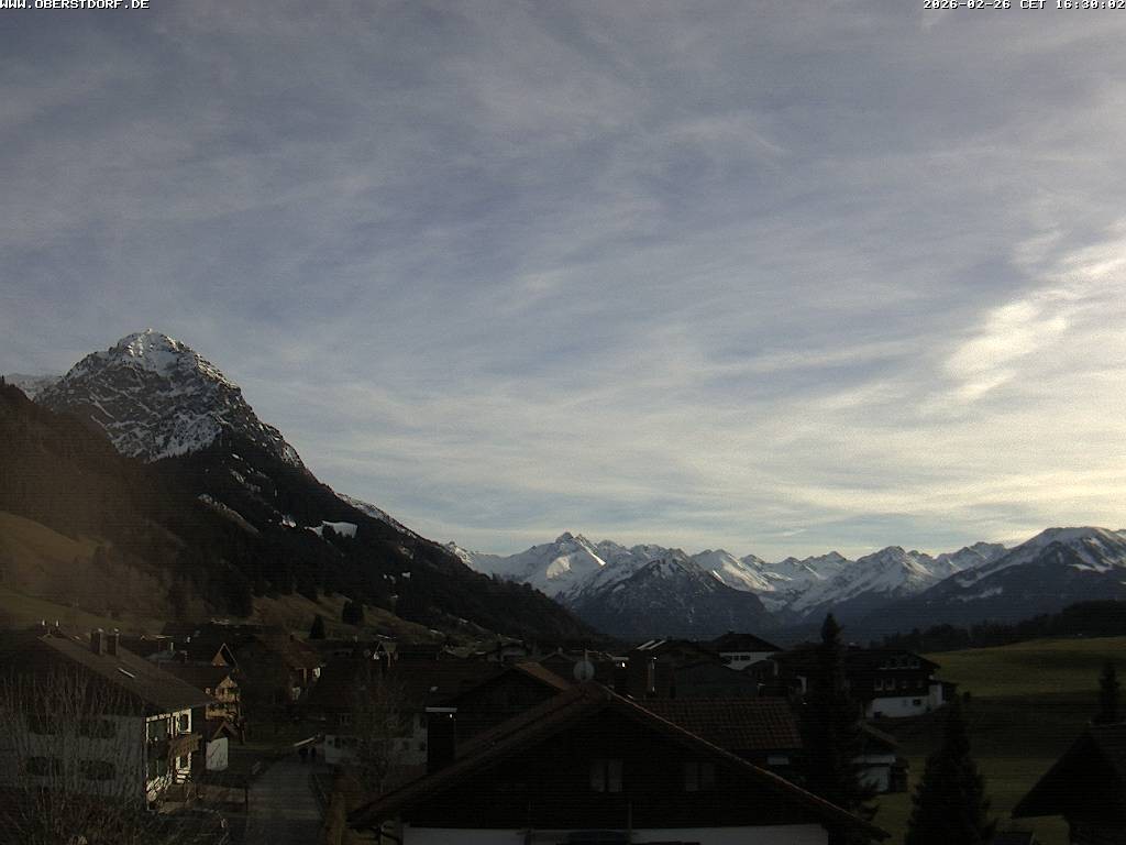 Archiv Foto Webcam Schöllang