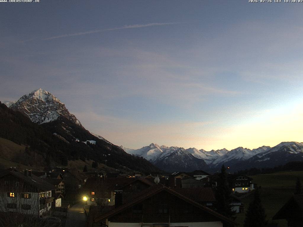 Archived image Webcam Schöllang Rubihorn