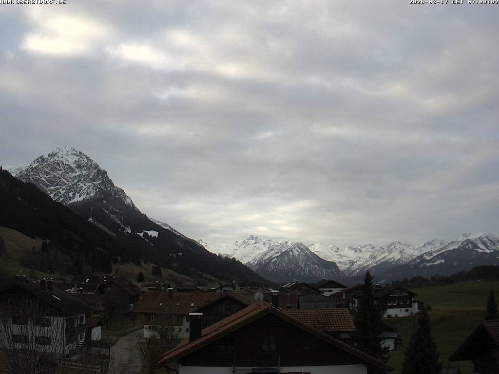 Archiv Foto Webcam Schöllang