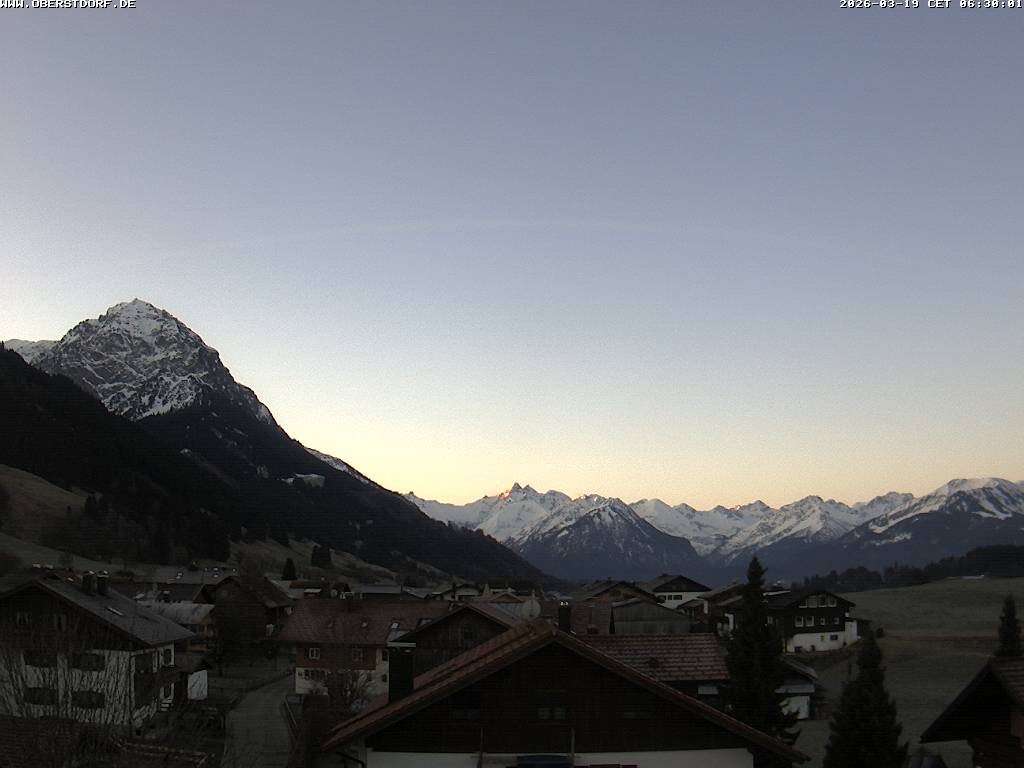 Archived image Webcam Schöllang Rubihorn