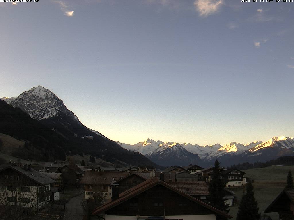 Archived image Webcam Schöllang Rubihorn