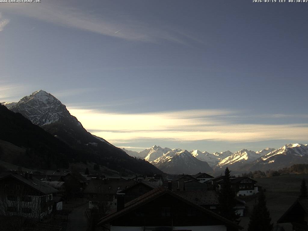 Archived image Webcam Schöllang Rubihorn