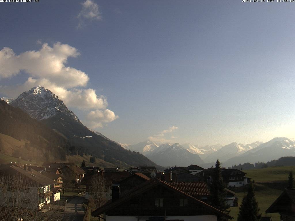 Archived image Webcam Schöllang Rubihorn