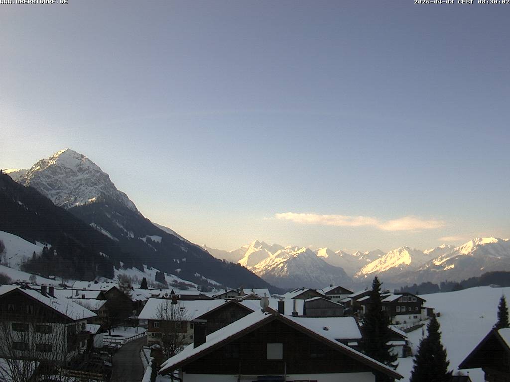 Archiv Foto Webcam Schöllang