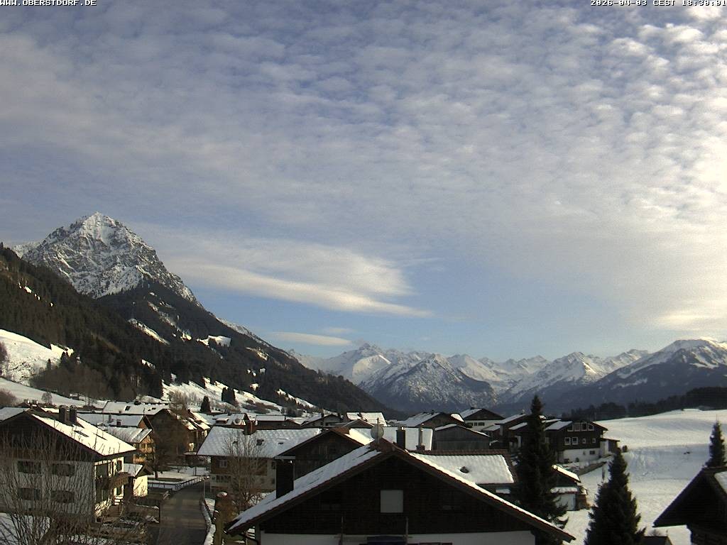 Archiv Foto Webcam Schöllang