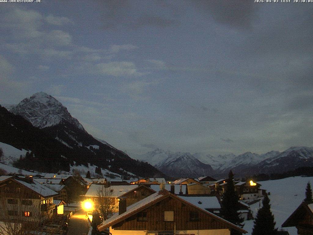 Archiv Foto Webcam Schöllang