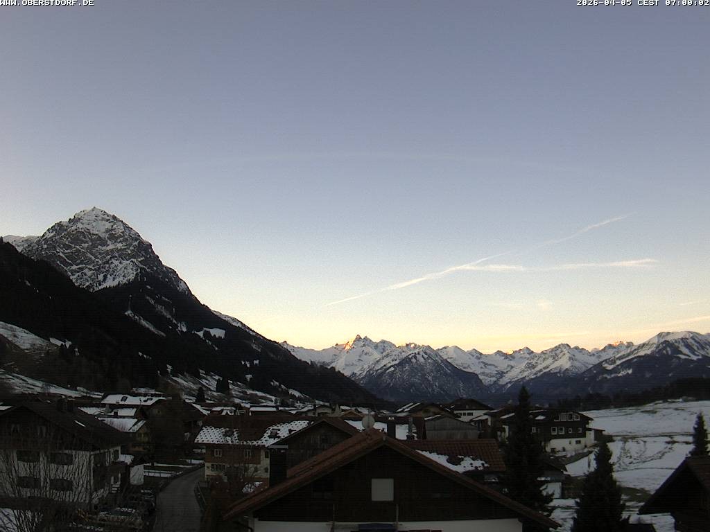 Archiv Foto Webcam Schöllang