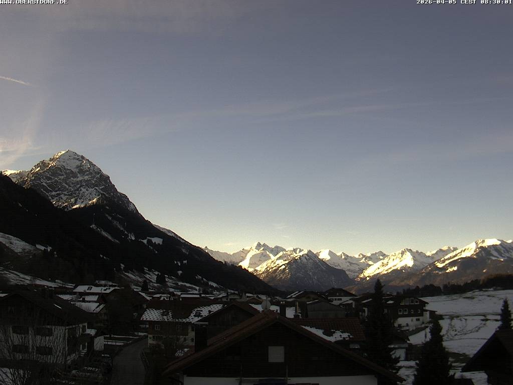 Archiv Foto Webcam Schöllang