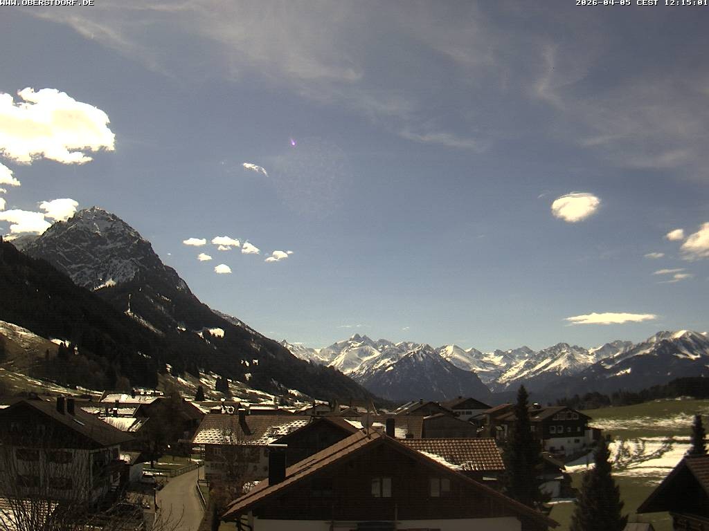 Archiv Foto Webcam Schöllang