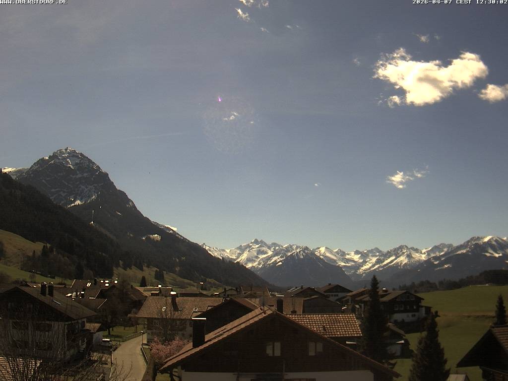 Archiv Foto Webcam Schöllang