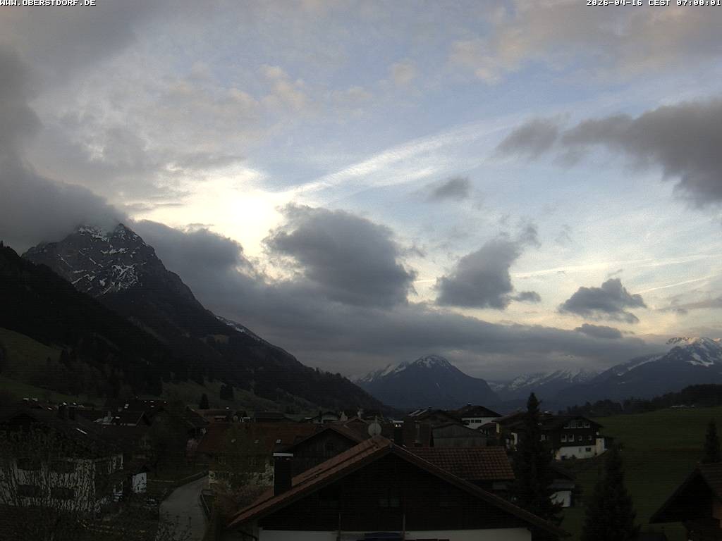 Archived image Webcam Schöllang Rubihorn