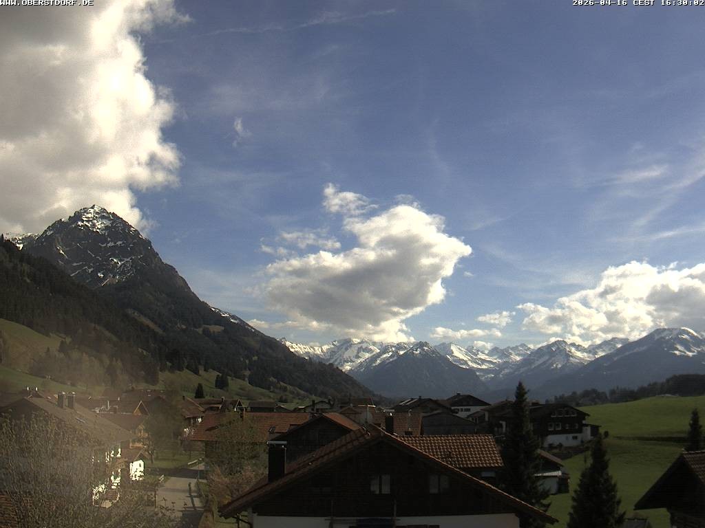 Archiv Foto Webcam Schöllang