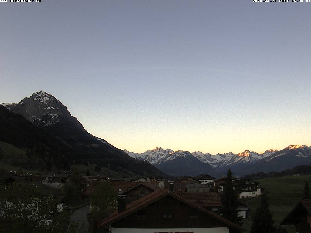 Archiv Foto Webcam Schöllang