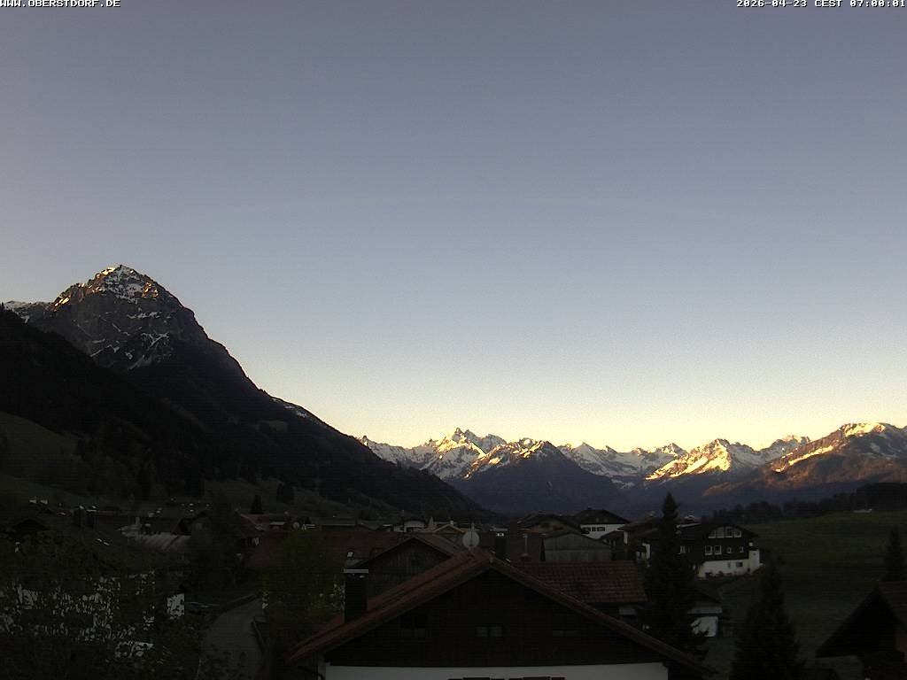 Archiv Foto Webcam Schöllang