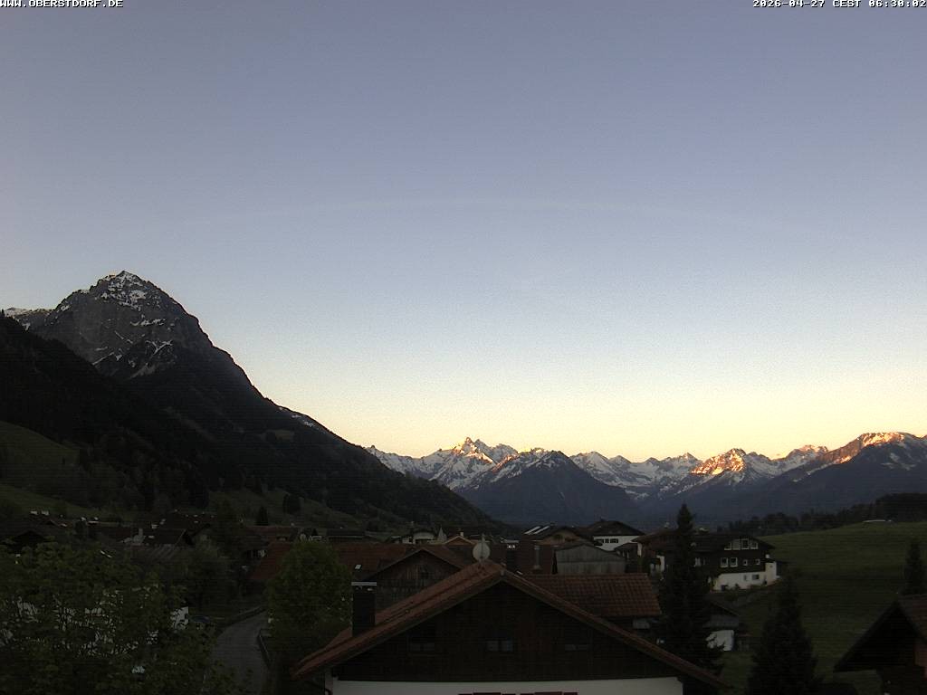 Archiv Foto Webcam Schöllang