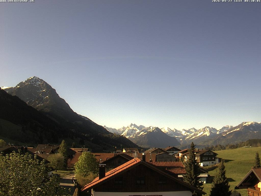 Archiv Foto Webcam Schöllang