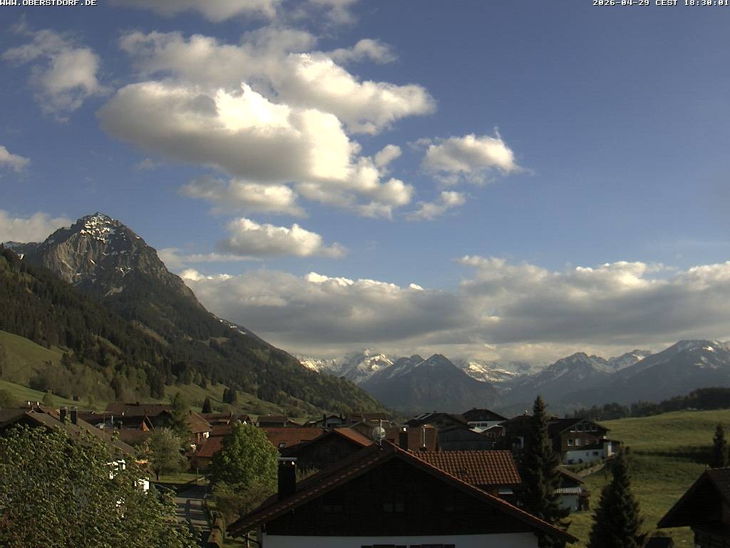 Archiv Foto Webcam Schöllang