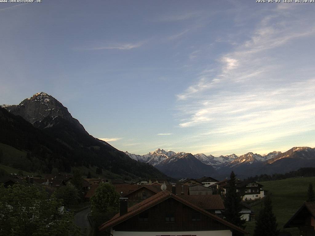 Archiv Foto Webcam Schöllang