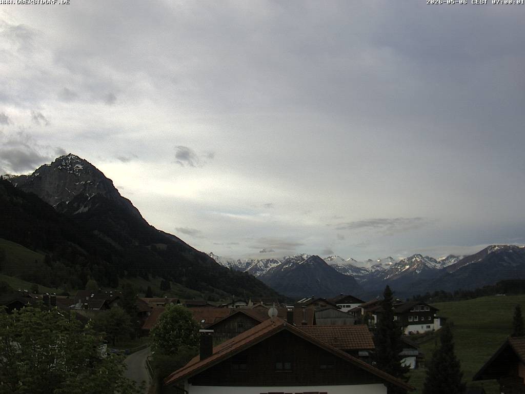 Archiv Foto Webcam Schöllang