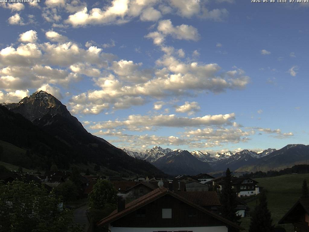 Archiv Foto Webcam Schöllang
