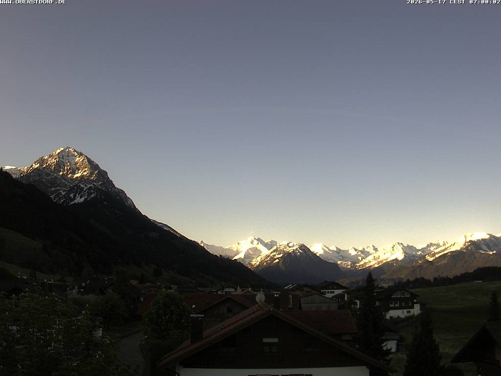 Archiv Foto Webcam Schöllang