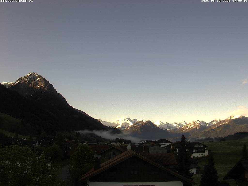 Archiv Foto Webcam Schöllang