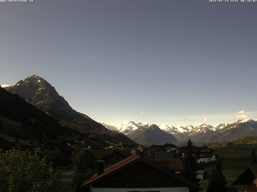 Archiv Foto Webcam Schöllang