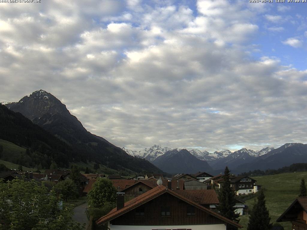 Archived image Webcam Schöllang Rubihorn
