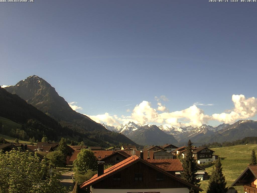 Archived image Webcam Schöllang Rubihorn