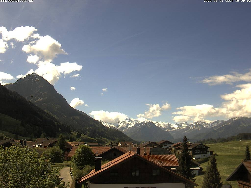 Archived image Webcam Schöllang Rubihorn