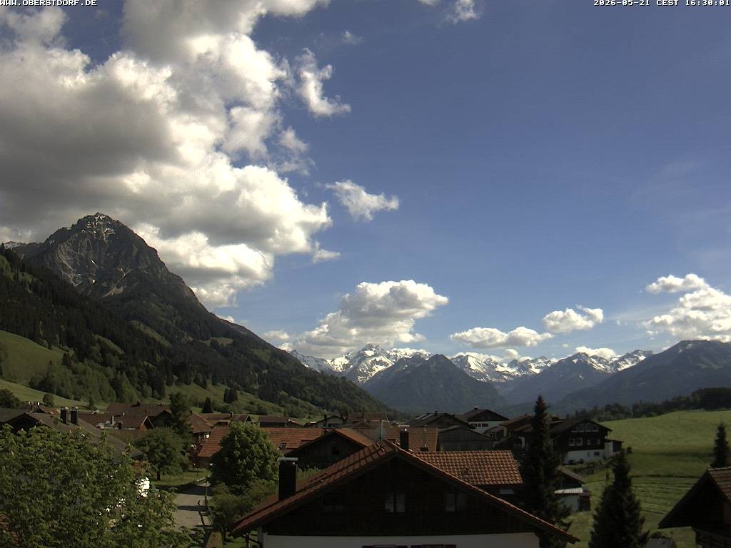 Archived image Webcam Schöllang Rubihorn