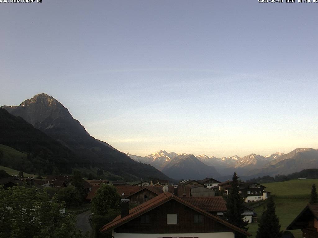 Archiv Foto Webcam Schöllang