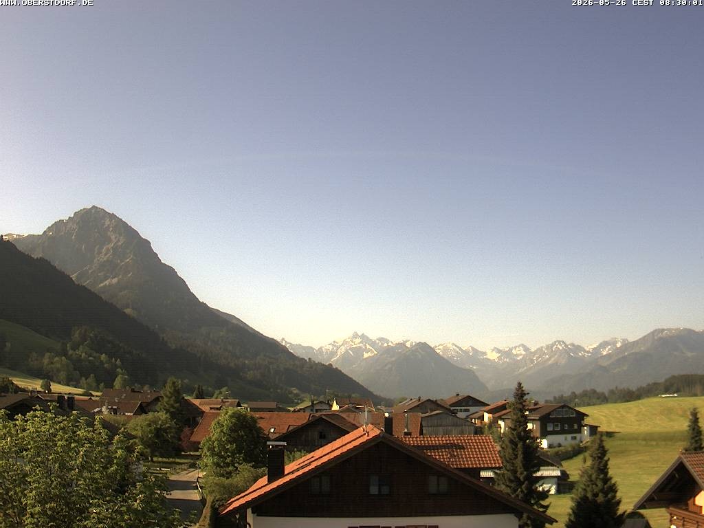 Archiv Foto Webcam Schöllang
