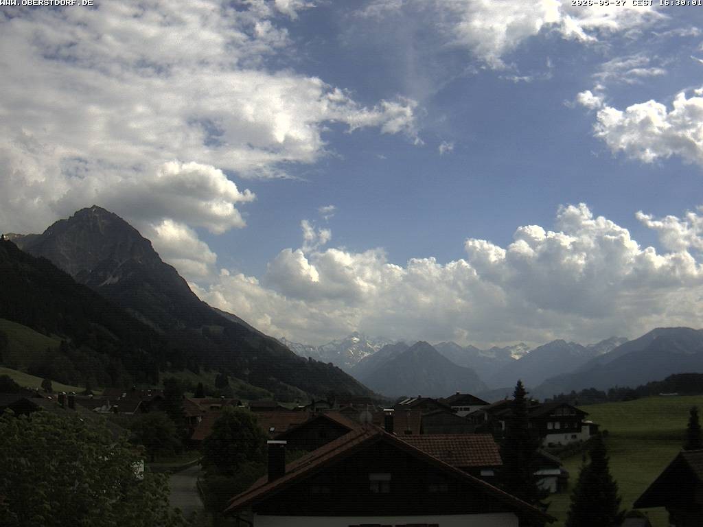 Archived image Webcam Schöllang Rubihorn