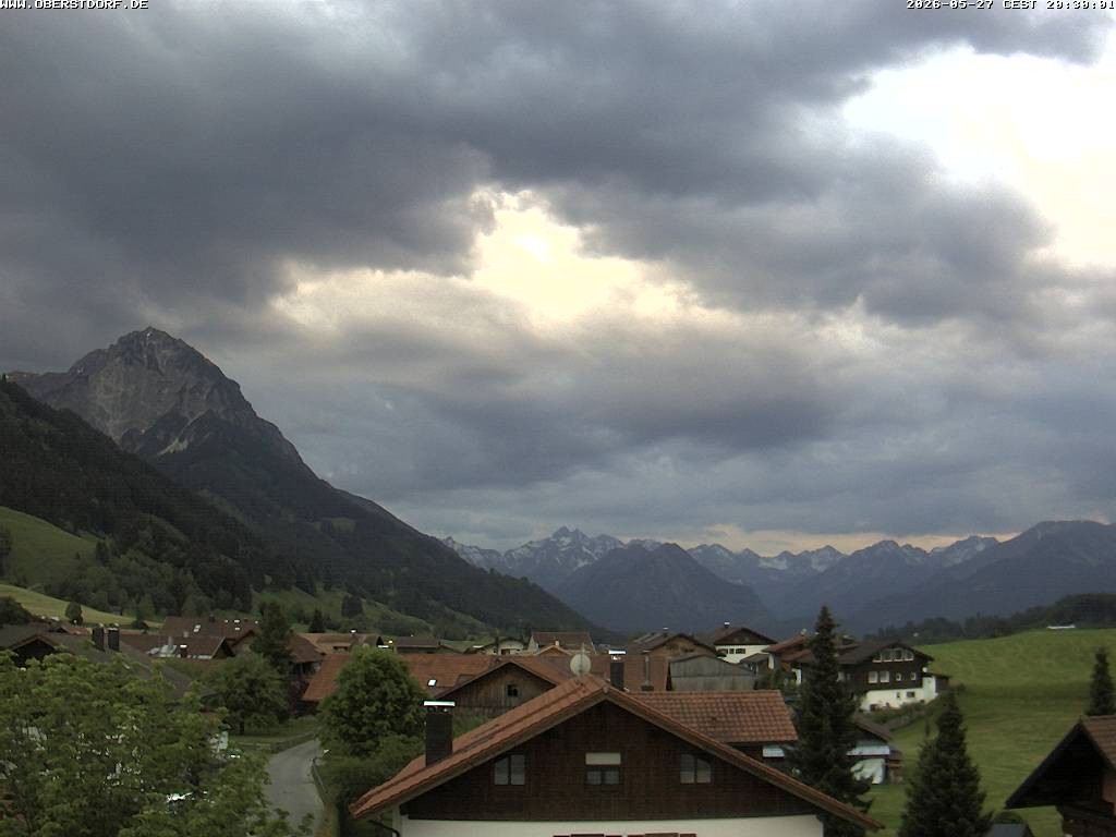 Archived image Webcam Schöllang Rubihorn