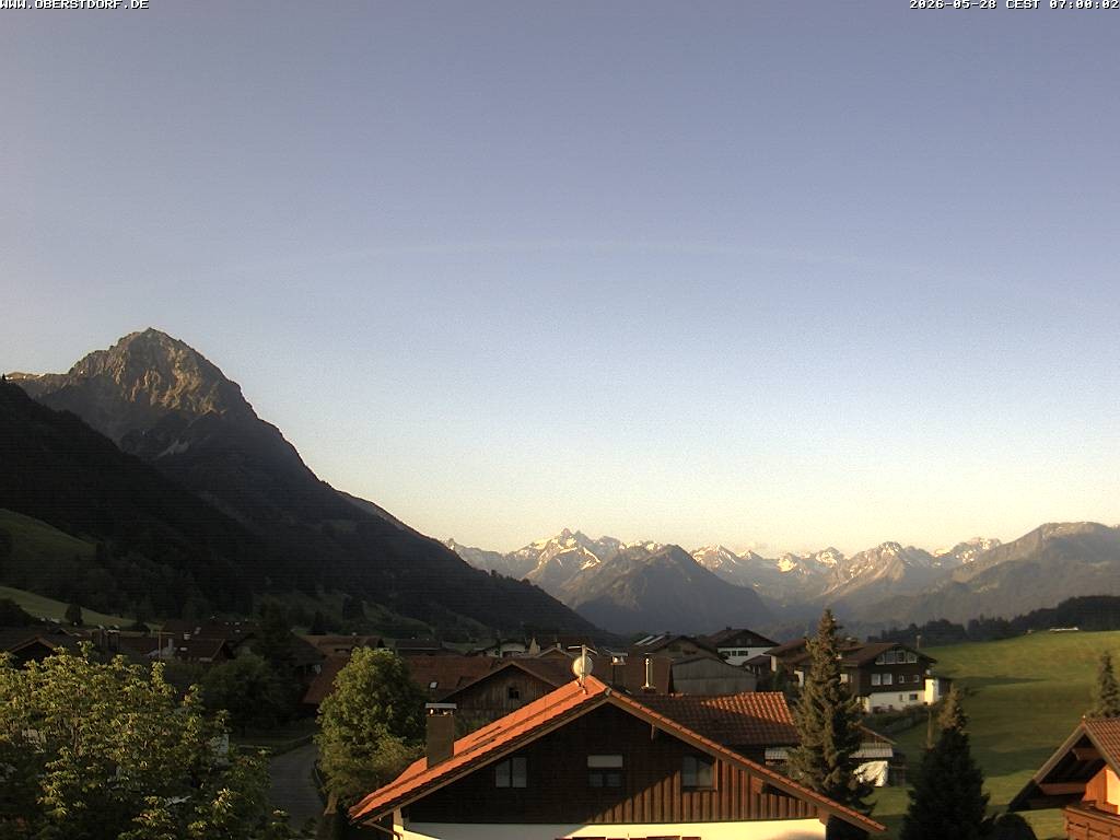 Archiv Foto Webcam Schöllang