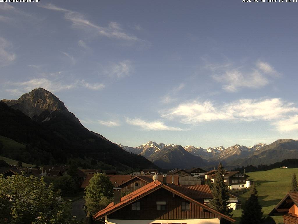 Archiv Foto Webcam Schöllang