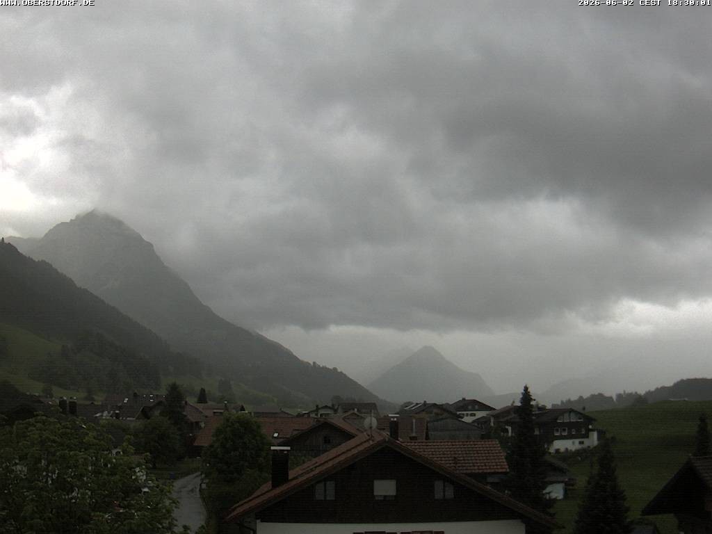 Archiv Foto Webcam Schöllang
