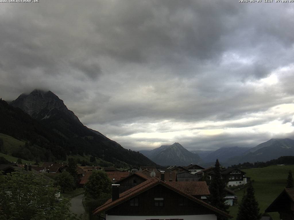 Archiv Foto Webcam Schöllang