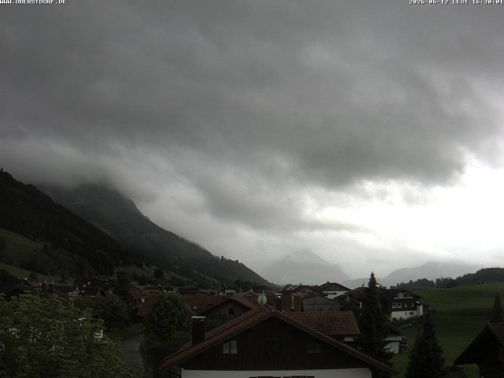 Archiv Foto Webcam Schöllang