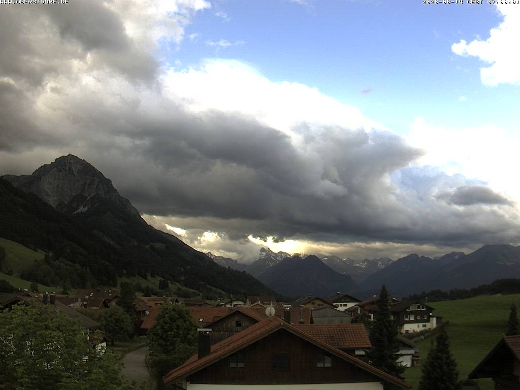 Archiv Foto Webcam Schöllang