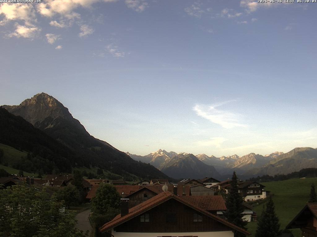 Archiv Foto Webcam Schöllang