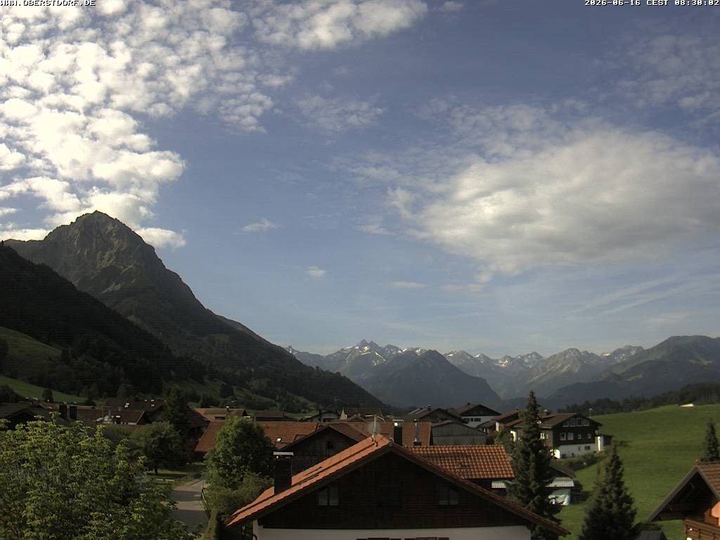 Archiv Foto Webcam Schöllang