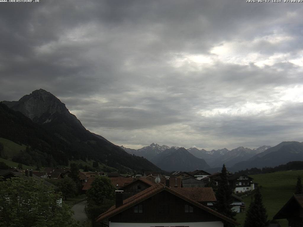 Archived image Webcam Schöllang Rubihorn