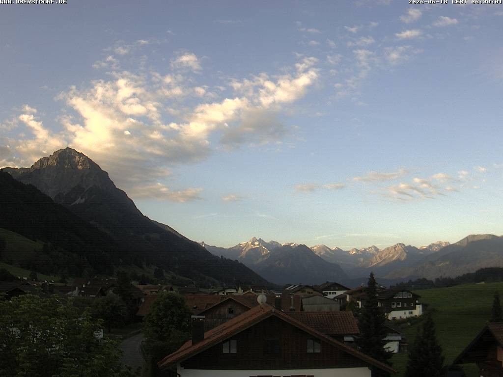 Archiv Foto Webcam Schöllang