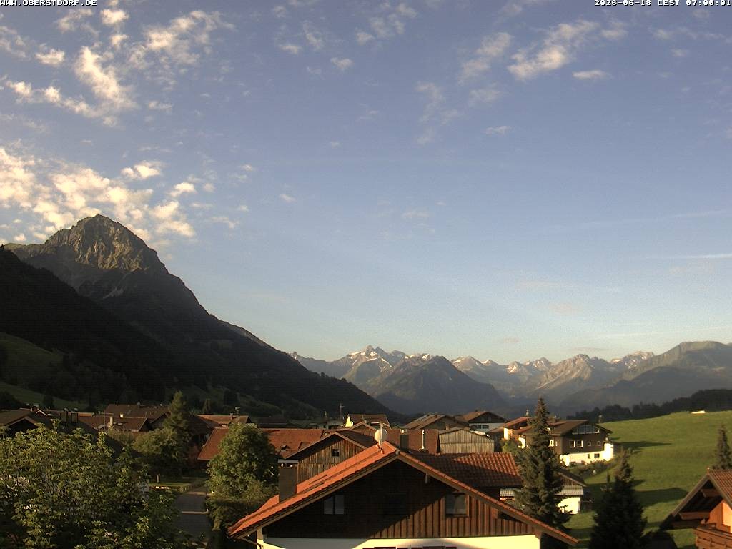 Archiv Foto Webcam Schöllang